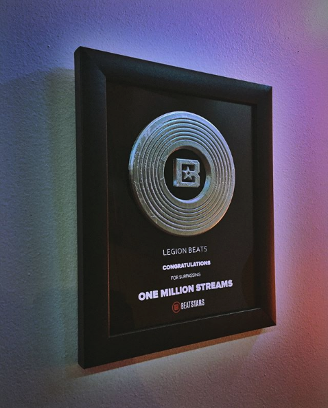 Beatstars platinum plaque